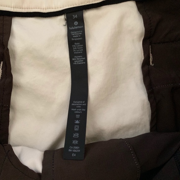 LULULEMON men’s commission shorts size 34 - Picture 8 of 8